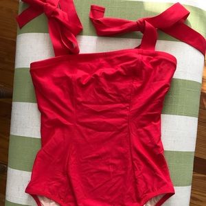 Jcrew swimsuit with tie straps